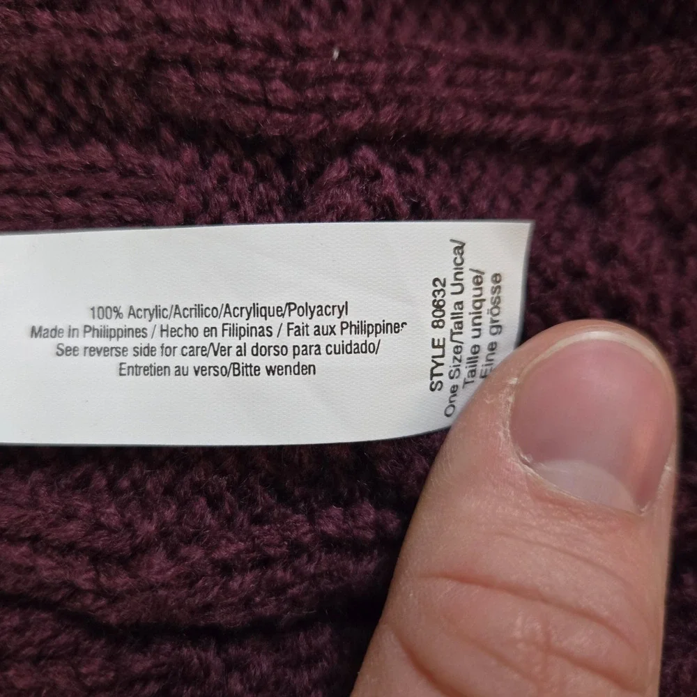 isotoner y2k burgundy